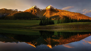 Tatry jezero a hory odraz