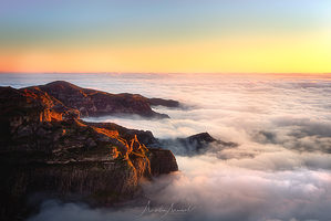 Madeira vrcholky hor a mlha