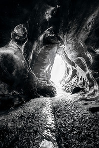 Island ledovec detaily ledu