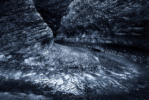 Island ledovec detaily ledu